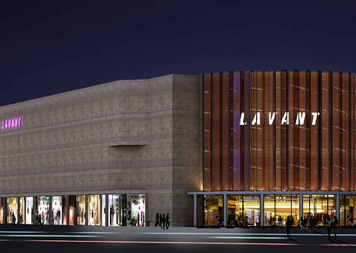 荔星名店幕墙钢构工程